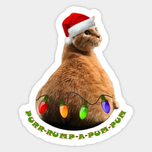 Purr-rump-a-pum-pum Sticker